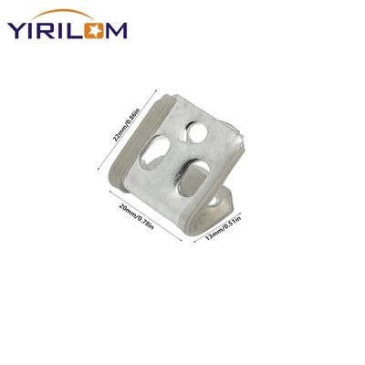 5 trous en zinc recouvert de plastique couvert de demi-clip de ressort pour le canapé Zig Zag Springs