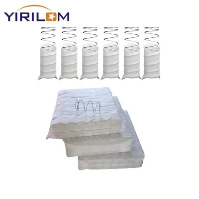 Ressort ensaché pour canapé en fil d'acier à haute teneur en carbone avec housse en tissu non tissé et taille personnalisable