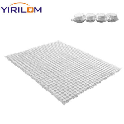 Fournitures d'usine Tailles complètes Matelas blanc bleu enroulé en acier Pocket Spring Style