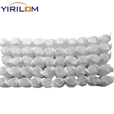 Emballage en rouleau comprimé 8 cm hauteur oreiller poche ressort
