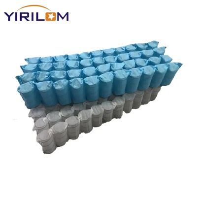 Couchette compressée à ressorts de poche en tissu en boîte à bobines à ressorts de poche à vendre