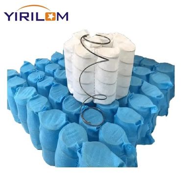 Les fabricants individuels de ressorts de canapé personnalisent le ressort de poche de canapé de 1,8 mm