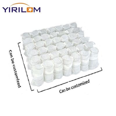 Coussin de siège de canapé à ressorts ensachés 20x20x4 pouces avec fil d'acier à haute teneur en carbone et nombre de ressorts personnalisable pour le remplacement du siège de canapé