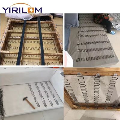 4.0mm Diamètre de fil de canapé Zigzag Printemps avec revêtement anti-rouille et fil d'acier à haute teneur en carbone