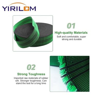 Couleur verte Tissu élastique Tissu léger pour canapé