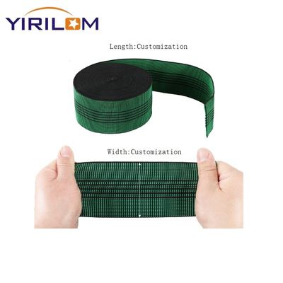 50 mm de largeur 1,5 mm d'épaisseur Sofa Webbing avec 50% d'étirement pour les meubles