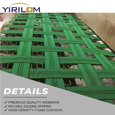 50 mm de largeur haute résistance longueur personnalisée canapé élastique pour réparation de meubles