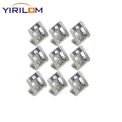 4 trous en métal en plastique Zig Zag Clip à ressort pour fixer Grapa De Resorte Para Sofa Lit Clip à ressort