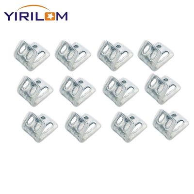 5 trous en zinc recouvert de plastique couvert de demi-clip de ressort pour les meubles de canapé ressorts sinueux