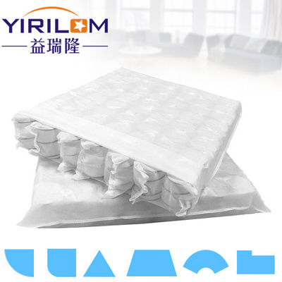 Unité de ressorts ensachés pour canapé en fil d'acier à haute teneur en carbone de taille personnalisée avec une bonne circulation de l'air