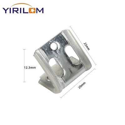 Clip de ressort revêtu de zinc à 4 trous durable pour canapé d'une épaisseur de 0,8 mm/1,0 mm