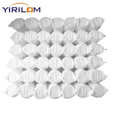 Unité de ressorts ensachés pour canapé en fil d'acier à haute teneur en carbone avec taille personnalisée et tissu non tissé