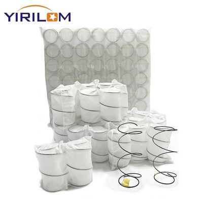 Unité de ressorts ensachés pour canapé en fil d'acier à haute teneur en carbone avec taille personnalisée et tissu non tissé