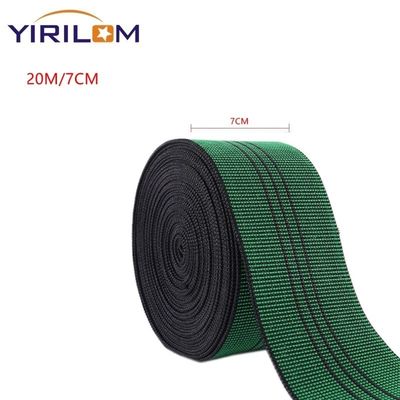 Meubles à rayures vertes Tissu élastique de canapé pour chaise de canapé