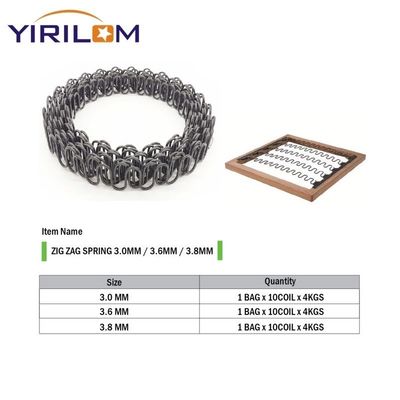 Foshan producteur professionnel de meubles canapé zigzag tapisserie ressort sinueux nosag ressorts serpent