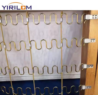 Canapé 4 trous Métal Zigzag Clip de ressort pour les accessoires de matériel
