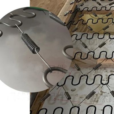 Crochet d'équilibre en fil d'acier de 1,5 mm de diamètre pour le canapé de fixation à ressort en zigzag