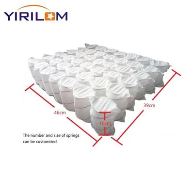 Ressort ensaché pour canapé en fil d'acier à haute teneur en carbone de 1,8 mm avec taille personnalisable pour coussins de canapé