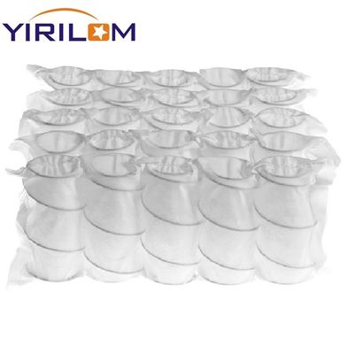 Ressort de poche pour canapé de taille personnalisée avec fil d'acier à haute teneur en carbone et housse en tissu non tissé