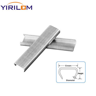 Fixation de l' anneau C pour les ongles de porc Anneau lisse des agrafes fixation en zinc revêtu d' argent blanc pour les ongles C pour les ongles de porc