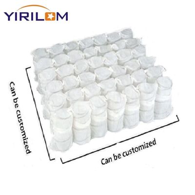 Unité de ressort de poche en tissu non tissé en rouleau blanc pour coussin de canapé