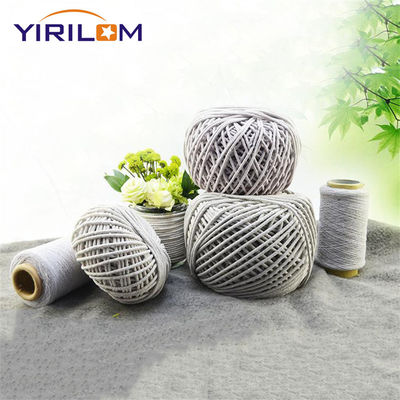 Chine Matériau de rangée Fabricant cordes de coton personnalisées 3 mm épaisseur gris cordes de coton artisanales naturelles