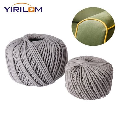 Vente en gros de raccords de câbles de tuyauterie en coton naturel 4 mm pour meubles