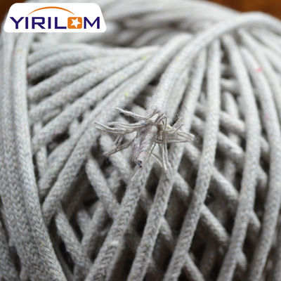 Vente en gros de raccords de câbles de tuyauterie en coton naturel 4 mm pour meubles