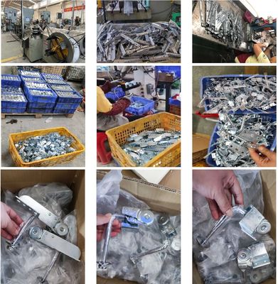 Commercialisation en gros de connecteur de meubles Canapé charnière mécanisme réglable d'appuie-bras Canapé en fer d'argent Charnière d'appuie-tête