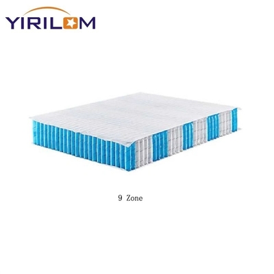 Unité de matelas à ressorts ensachés King Size, fil d'acier de 1,8 mm, 5,5 spires