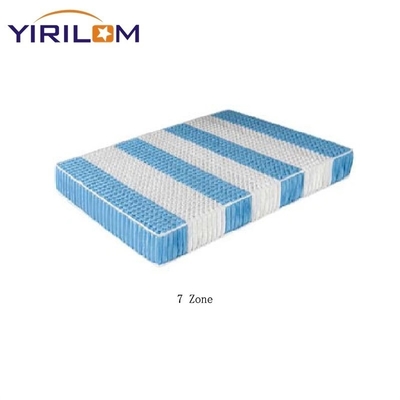 Unité de matelas à ressorts ensachés King Size, fil d'acier de 1,8 mm, 5,5 spires
