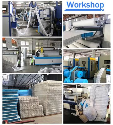 Unité de ressort compressée à bobine de poche de matelas enveloppé indépendant