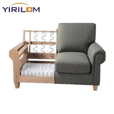 Coil de ressort de poche personnalisable pour canapé avec 4-7 tours et hauteur de 6-25 cm pour un support moyen et ferme