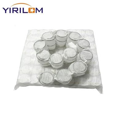 Couchette en tissu blanc personnalisé Unité à ressort de poche avec forme cylindrique et design enroulé comprimé