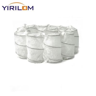 Unité de ressorts ensachés pour canapé en fil d'acier à haute teneur en carbone avec tissu tissé de 65-100g/㎡ et taille personnalisée