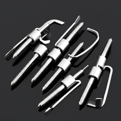 Crochet d'équilibre en acier au carbone élevé et pinceau de fixation de ressort de 1,5 mm de diamètre et 97 mm de longueur pour les ressorts de canapé