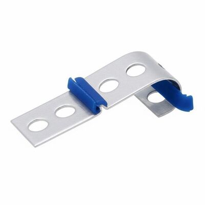 Couchette à ressort en zinc à 4 trous en plastique recouvert pour les tapisseries