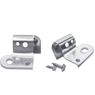 Clip de ressort en acier à haute teneur en carbone, revêtu de zinc, à 4 trous, pour l'entretien du cadre du canapé et la fixation du ressort en zigzag