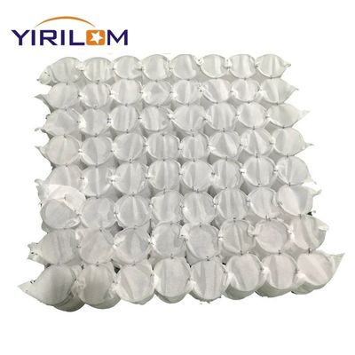 1.6mm fil d'acier ressort de poche pour canapé avec taille personnalisable et tissu non-tissé