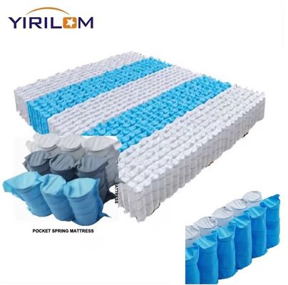 Vente à chaud 5 zones de support en rouleau de matelas emballé Pocket Spring avec fil d'acier à haute teneur en carbone