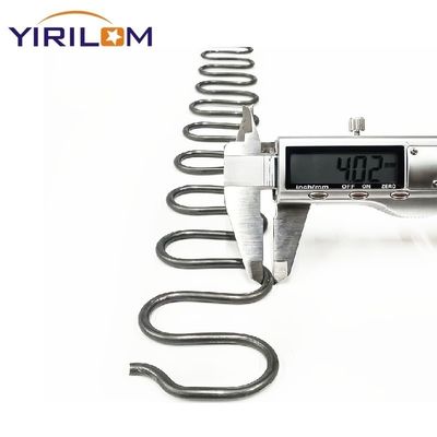 3.8mm Diamètre de fil d'acier à haute teneur en carbone Zigzag Spring avec galvanoplastie pour canapé et meubles