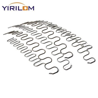 Démètre de fil de 3,8 mm Zigzag Spring personnalisé avec revêtement anti-rouille pour canapé et meubles en acier à haute teneur en carbone
