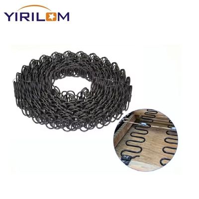 Bon prix Vente en gros ressort zigzag de 3,8 mm de diamètre de fil, revêtement antirouille, 4 kg par rouleau pour la fabrication de canapés en ligne