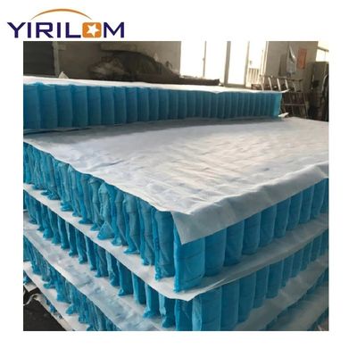 Bon prix Unité de ressorts ensachés en fil d'acier à haute teneur en carbone 70# avec 5 à 7 spires et 1/3/5/7 zones pour la fabrication de matelas en ligne