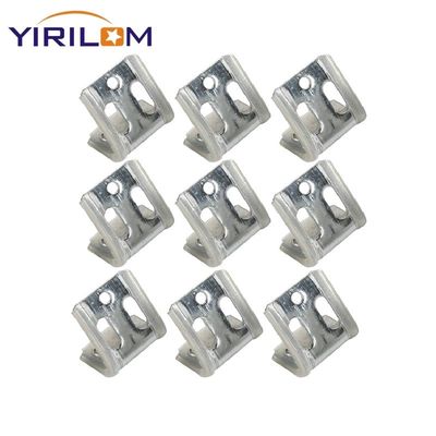 4 trous en métal en plastique Zig Zag Clip à ressort pour fixer Grapa De Resorte Para Sofa Lit Clip à ressort