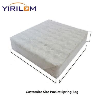 Bon prix Taille et forme personnalisée Comfort Pocket Spring Coils pour le soutien du coussin de canapé en ligne