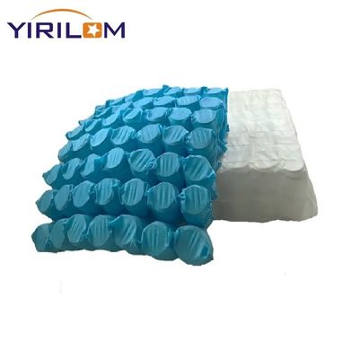 Coils de ressort de poche élastiques de diamètre de fil de 1,8 mm blancs ou bleus sur mesure pour coussin de canapé