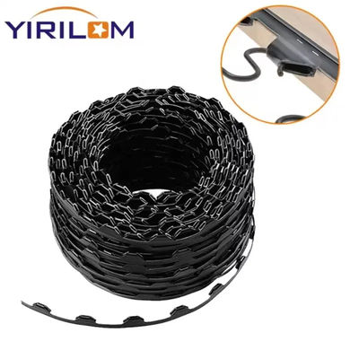 Bon prix Bande de clips en plastique de 200m pour ressorts zigzag en nylon/PP avec distance de nœuds de 10cm/12cm/15cm en ligne