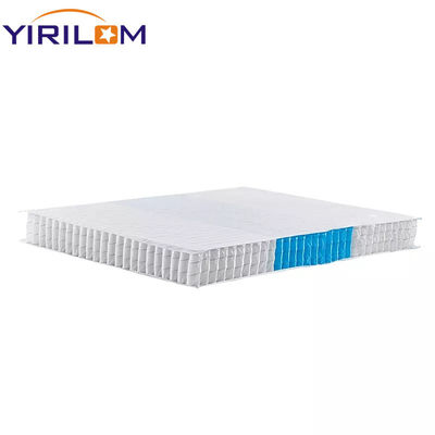 Unité de ressorts ensachés pour matelas blanc avec ressorts ensachés durables et tissu non-tissé hypoallergénique dans des tailles personnalisables