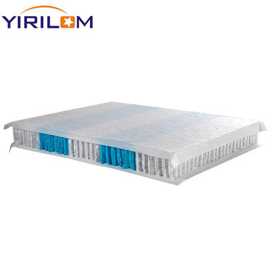 Unité de ressort de poche de matelas blanc avec fil d'acier à haute teneur en carbone 70# et hauteur totale de 20 cm pour un confort hautement respirant
